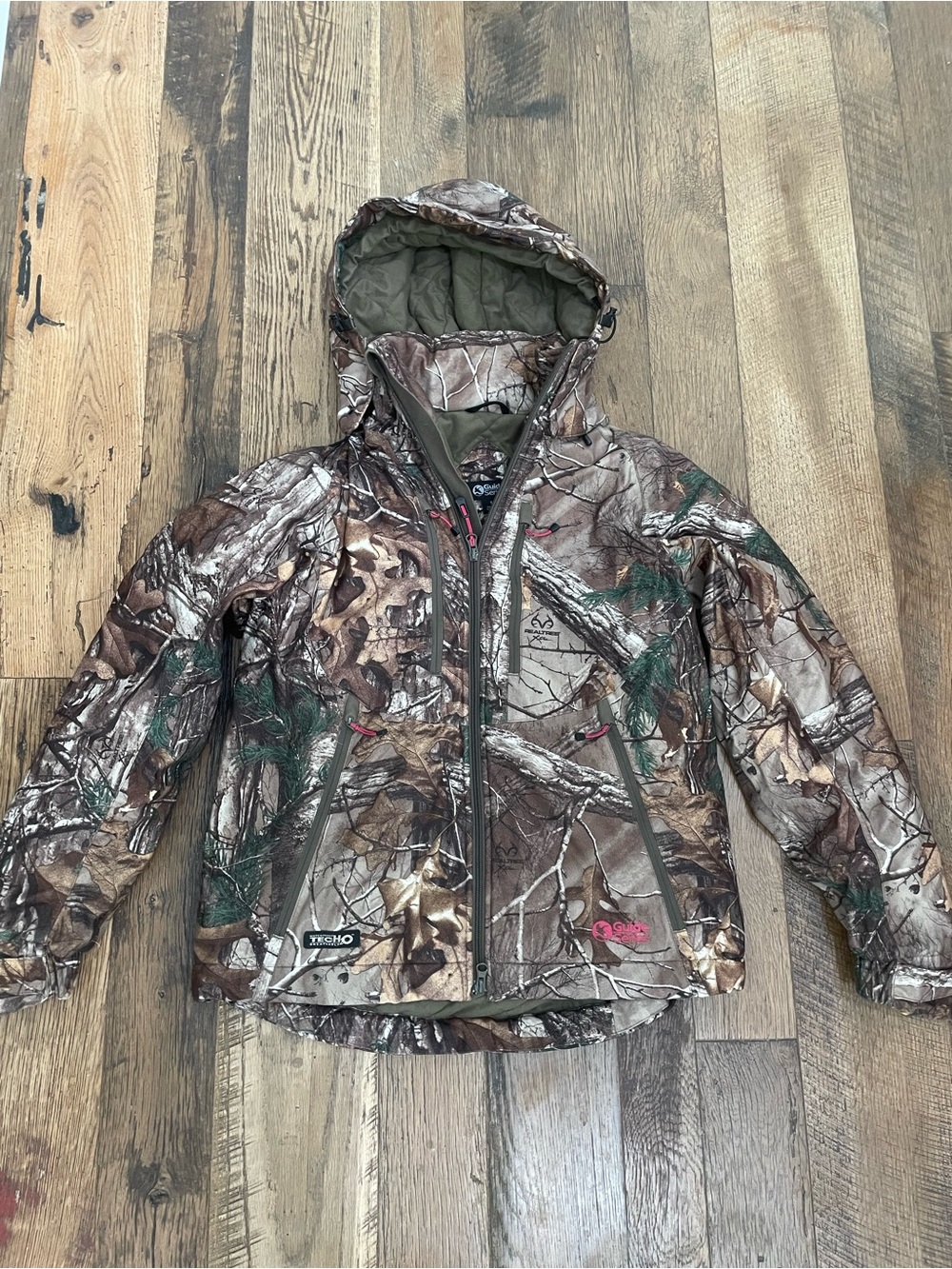 Guide Series Waterproof camo hunting coat men S